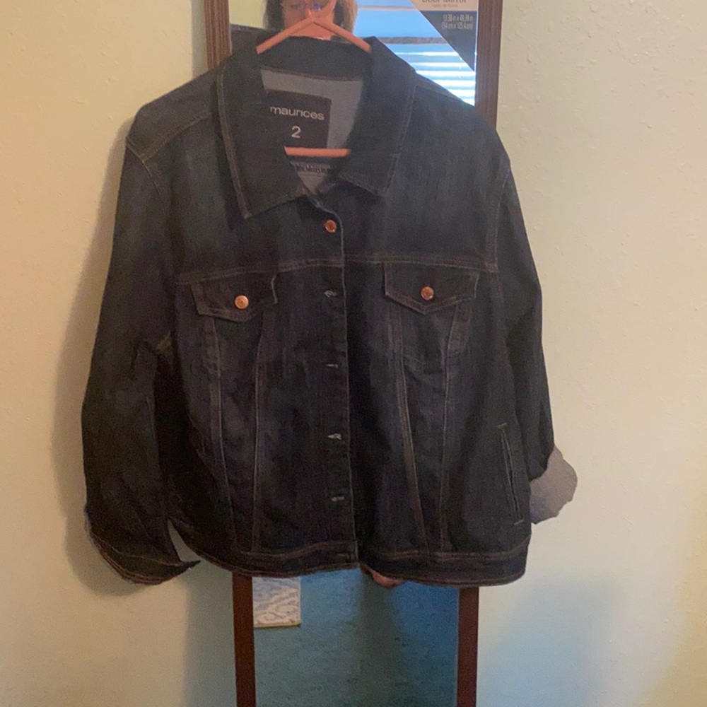Brand new denim jacket. Light weight and comfortable.